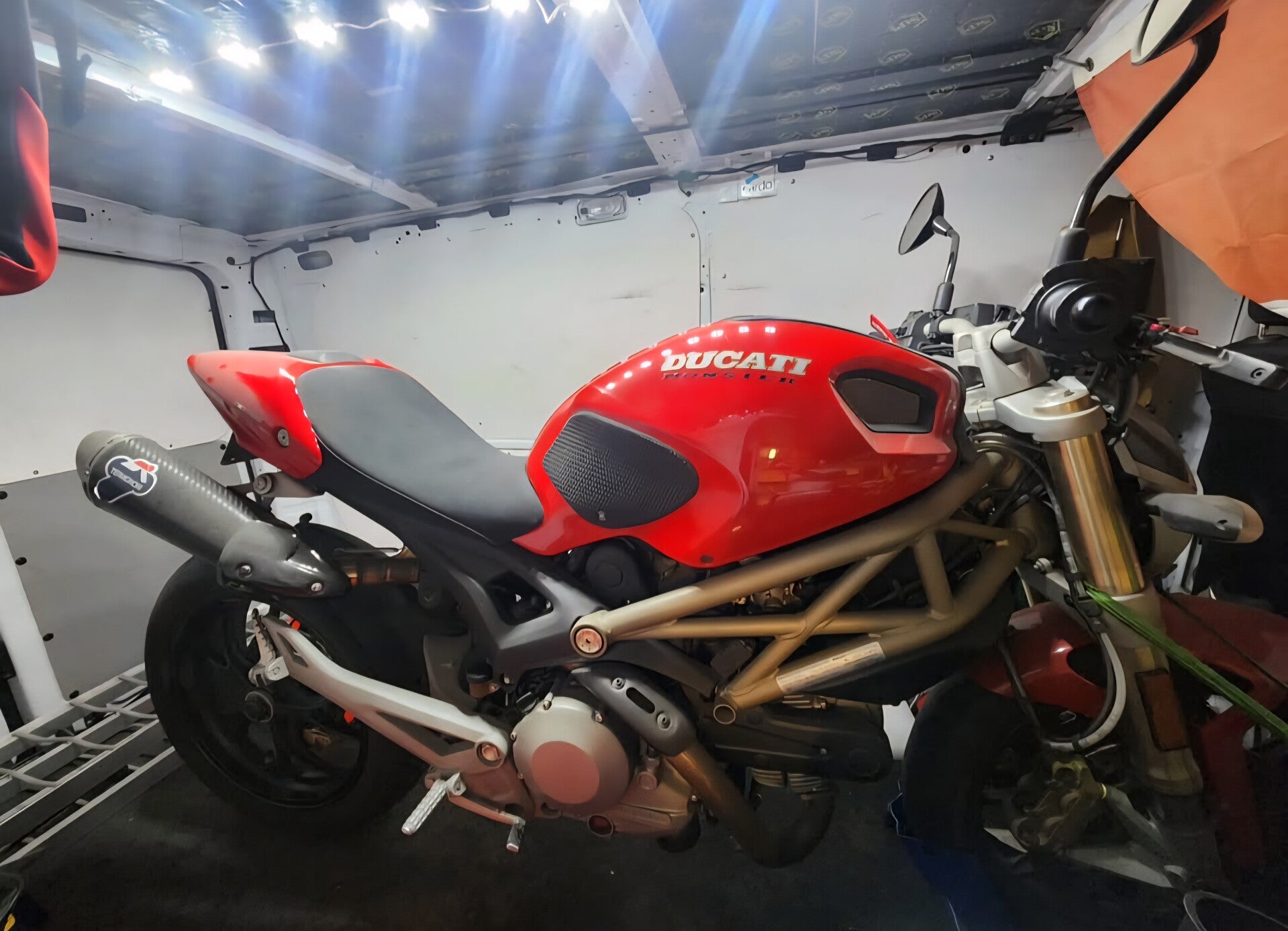 Underground Parking Garage Motorcycle Rescue